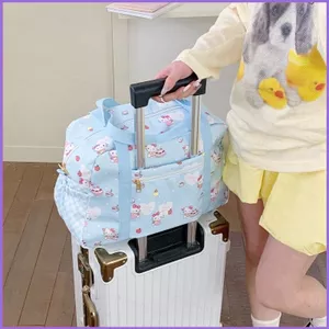 SQ11 Túi tote dung tích lớn dành cho nữ hoạt hình du lịch dễ thương Túi đeo vai thông thường Túi đi lại hàng ngày