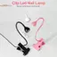TRTR Móng Tay LED UV Đèn Để Sấy Gel Móng Tay Ba Lan Kẹp Bàn Linh Hoạt Mini Di Động USB Đèn Móng Tay Máy Sấy Đèn UV Cho Làm Móng Tay Salon VN