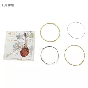 toyuvn ERYUE M101 Trọn bộ dây đàn Mandolin Dây đồng Thép không gỉ Màu Bạc & Gloden (.010-.034)