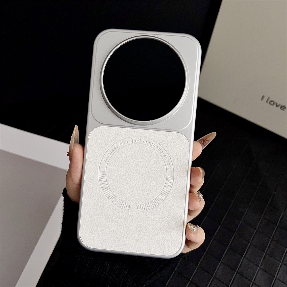 Mimi Changyi Tích Hợp Vòng Từ Tính Siêu Mỏng Vỏ Bảo Vệ PC Dành Cho Xiaomi15Pro 15Ultra 17Ultra Da Cứng Ốp điện thoại