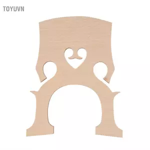 Toyuvn Fangzi 4/4 Cello Cầu Gỗ Phong Violoncello Dây Cương Ponticello Dây Nâng Nhạc Cụ Linh Kiện Thay Thế