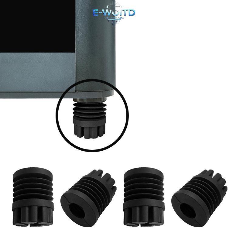 E-WOITD 4 Miếng Lót Chống Chân Cho Bambu Lab P1P / P1S X1 / X1C Máy In 3D Chống Trơn Trượt Chống Bụi Miếng Lót Chân Cao Su E-WOITD