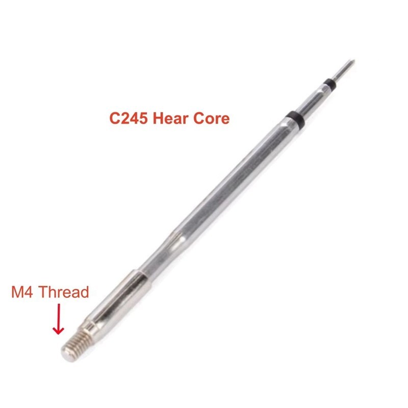 Đầu hàn sắt nóng chảy C245, bộ chuyển đổi đai ốc, đầu chèn nhúng, bộ chuyển đổi đầu vào M2-M8