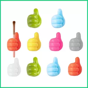 Thumb Up Móc Treo Tường Hình Ngón Tay Cái Kẹp Cáp Móc Khóa Móc Treo Cáp Tổ Chức Kẹp Cho Gia Đình Phòng Khách Phòng Ngủ jiwvn