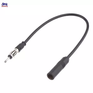 XOITOP 38cm Ô Tô FM AM Radio Ăng Ten Ô Tô Dây Cáp Nối Dài DIN Cắm Kết Nối Cáp Đồng Trục Đài Phát Thanh Ô Tô Ăng Ten Cáp Nối Dài VN