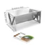 SQ3 Di Động Thép Không Gỉ Gấp Nướng Cắm Trại Ngoài Trời Dã Ngoại BBQ Đi Bộ Đường Dài Sân Sau Nấu Ăn QS3