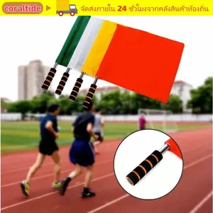 Cờ trọng tài CORALTIDE, Cờ Linesman chuyên nghiệp nhiều màu, Chống nước với miếng bọt biển Tay cầm cờ tín hiệu Bóng chuyền Đồ dùng bóng đá