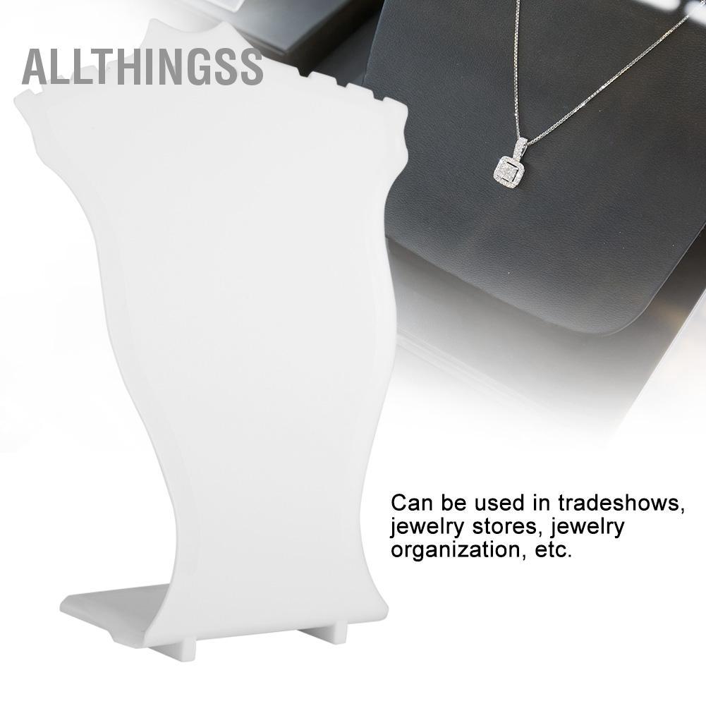 Allthingss Semme Jewelry Bust Display Stands For ewelry Vòng cổ Giá đỡ bán lẻ cho các phụ kiện Dây chuyền Chuỗi vòng tay (Đen)