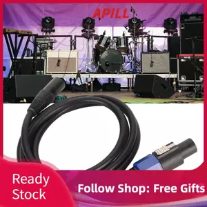 Apill Apill Speakon To XLR Cáp 6ft Cắm 3Pin Nam Loa Âm Thanh Nối Dài Có Khóa Cho DJ PA Buổi Biểu Diễn Sân Khấu Phòng Thu micro Ghi Âm