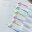Huasidie-Quick-Drying 6 Màu Kem Mùa Hè Smudge Liquid 6ml Làm Móng Tay Smudge Liquid Water-Based Painting Nail Polish