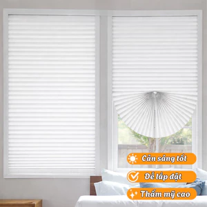 Rèm Cửa Sổ Tổ Ong Cản Sáng Cách Nhiệt Dán Không Khoan, Dễ Lắp Đặt, Thẩm Mỹ Cao Chống Nắng Tốt