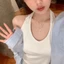 T Thép Titan Không Phai Màu BM Cùng Phong Cách Nhấp Nháy Zirconium Đeo Chéo Vòng Cổ Phụ Kiện Nữ Ánh Sáng Sang Trọng Niche Xương Đòn Dây Xích WJCT