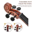 < Pluscloth > Chất liệu an toàn: Đàn violin được làm bằng vật liệu nhựa an toàn và không mùi đặt sự an toàn cho trẻ em trước tiên cho phép cha mẹ yên tâm rằng con cái của họ có thể emb