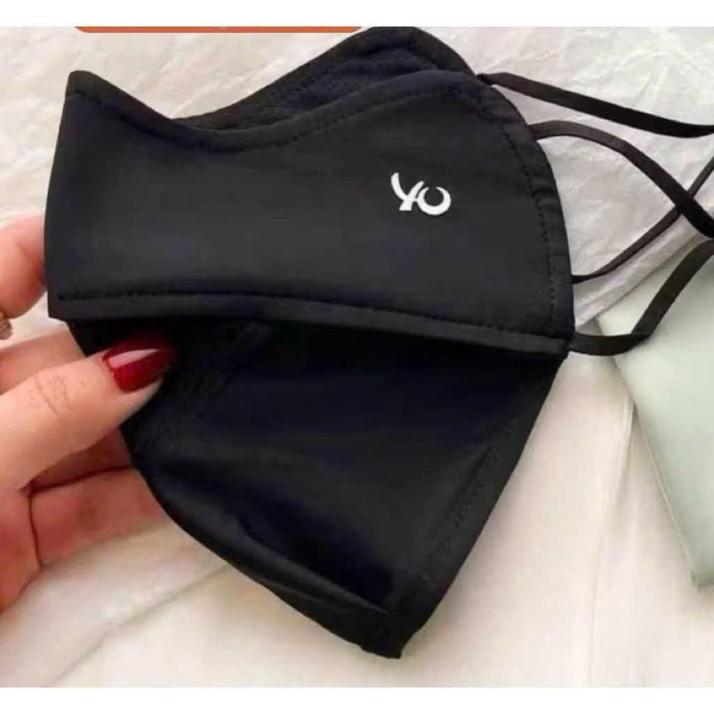 Khẩu Trang Vải Thun Lạnh Cao Cấp Không Gọng Chống Nắng Kháng UV Thoáng Khí Mềm Mịn Co Giãn Ôm Mặt Unisex - A.K HOME