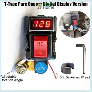 [Còn hàng] Công tắc ngắt kết nối pin xe tải, Công tắc ngắt kết nối xoay thiết kế loại T, Màn hình kỹ thuật số điện áp 12V 24V Giám sát điện áp thực- Công tắc nguồn