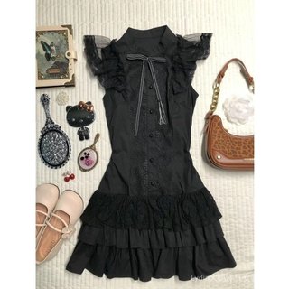<![CDATA[Ｊｕｍｐｓｕｉｔ Ｖáｙ Ｂánh Phong Cách Tây Âu Retro Ren - Size Lớn]]>