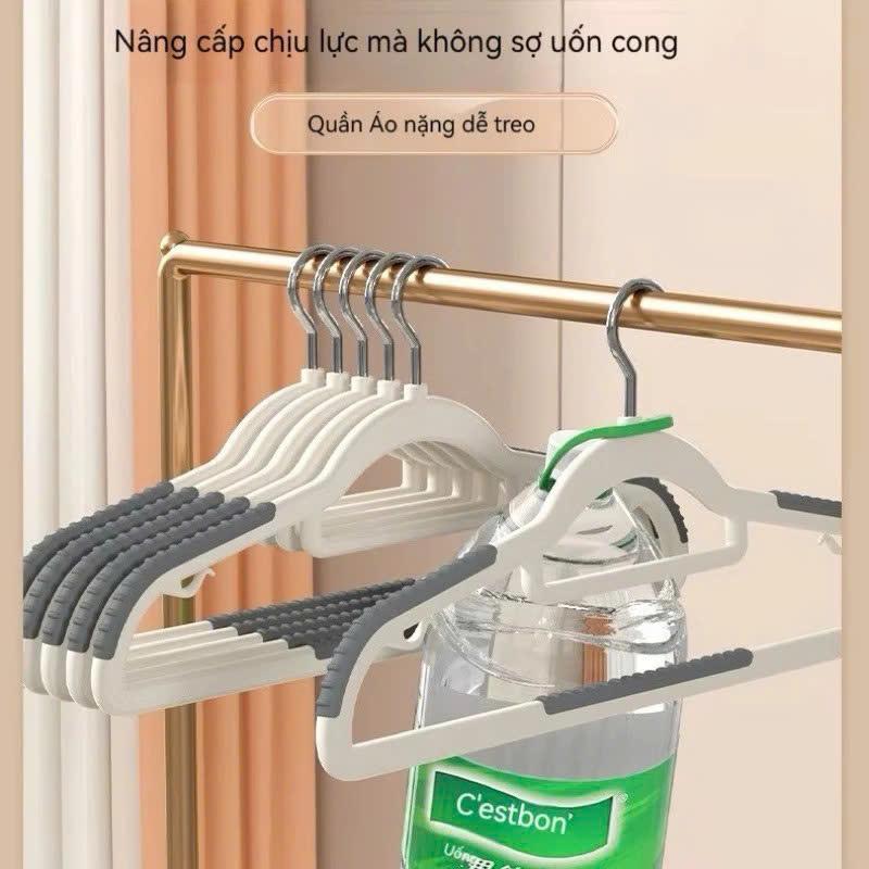 COMBO 10 Móc Nhựa Treo Quần Áo Chống Trượt Đa Năng HoàngNam Living Móc Phơi Đồ Chống Nhăn Bền Bỉ Cao Cấp