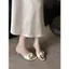 TT Rose Satin Flip-Flops Nữ 2026 Phong Cách Mới Cao Gót Mở Mũi Sandal Sang Trọng Phù Hợp Với Váy Giày