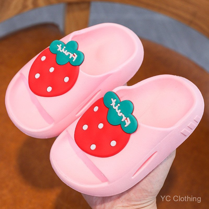 Dép trượt PVC hoạt hình trẻ em Dép Unisex chống trượt thoáng khí cho bé trai bé gái ADIX