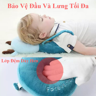 Gối Tập Đi Cho Bé Chống Ngã, Thoáng Khí, Mát Mẻ, Tập Đi Cho Bé, Tặng Dây Đai Bảo Hiểm, Bảo Vệ đầu Và Lưng Tối đa