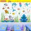 CORALTIDE Decal Dán Tường Tranh Nghệ Thuật Rong Biển Phòng Văn Phòng Phòng Khách Hippocampus