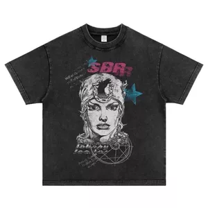 Áo thun Jojo Nichosta retro anime, thiết kế hai chiều, tay ngắn