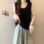 Nơ áo yếm nữ mới lạ cho mùa xuân/hè, thiết kế oversize thoải mái