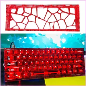 Cinna 1PC GH60 Khung Bàn Phím Thiết Kế Thông Gió Nhẹ Và Độ Bền Để Lắp Đặt Nhanh Làm Mát Tối Ưu