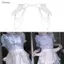 Thắt lưng PU phong cách Y2K với thiết kế cánh mỏng như thiên thần, dễ điều chỉnh - Phù hợp váy và áo khoác