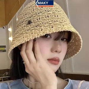 Mũ Rơm Phong Cách Hàn Quốc cho Nữ và Bé Gái,Che Thoáng Khí,Mùa Hè Chống Nắng