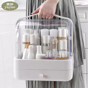 Hộp đựng mỹ phẩm để bàn acrylic, hộp đựng son môi, hộp đựng dụng cụ làm móng, hộp đựng mỹ phẩm trong suốt, hộp đựng