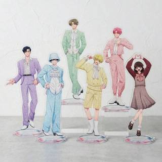Anime 15cm Tamon's B-Side Acrylic Standee F/ACE Tamon Fukuhara Transparent Desk Decor Bag Charm Collectible Gift for