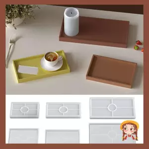Khuôn Silicon Hình Chữ Nhật dùng làm trang sức thủ công, trưng bày mỹ phẩm và nướng sô-cô-la