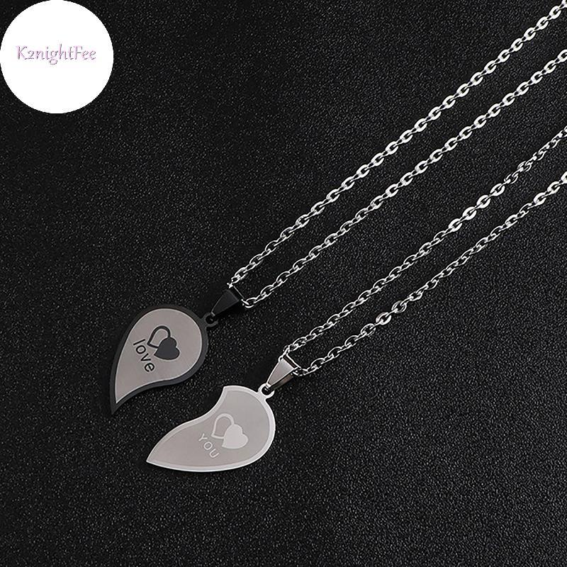 Cặp đôi trang sức trái tim Nelace thép không gỉ, khắc mặt dây - Perfect cho ngày lễ tình nhân tại Việt Nam
