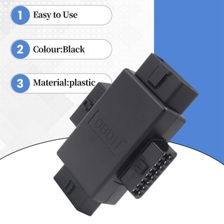 Công tắc OBD2 OBDII Full 16 Pin, 1 đến 3 Bộ chia cáp OBD Bộ chuyển đổi Swtich cho công cụ mở rộng chẩn đoán