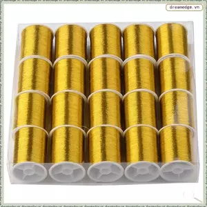 Dây thêu chỉ lấp lánh Dây bóng thêu lấp lánh Vàng