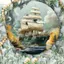 CIFbuy Stormy Seas Thuyền buồm Kim loại Tín hiệu Vintage Hải lý Nghệ thuật treo tường Retro Mộc mạc Trang trí tàu