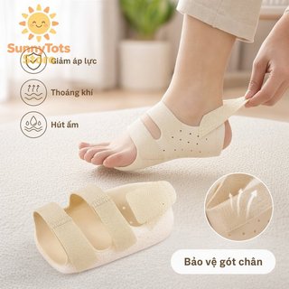 Miếng đệm Gel gót chân Hỗ trợ mắt cá chân Thoáng khí Độ ẩm Wick Giảm đau Chạy bộ