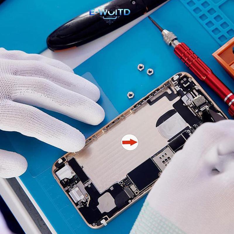 E-WOITD 10 Chiếc Màu Đỏ Stiers Tự Dính Nhãn Tùy Chỉnh Nhãn Định Hướng Màu Đỏ Stiers E-WOITD