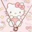 Dễ Thương Nhỏ Phong Cách Ngọt Ngào HelloKitty Mặt Dây Chuyền Vòng Cổ Ánh Sáng Sang Trọng Đơn Giản Hello Kitty Xương Đòn Dây Chuyền Vòng Cổ Tinh Tế