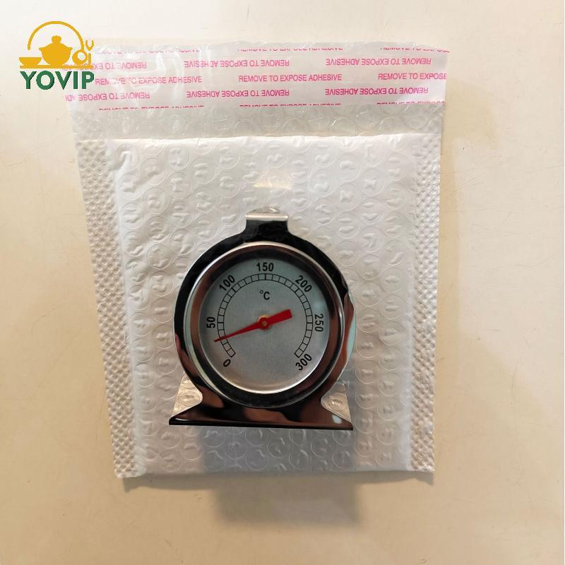 Nhiệt kế lò nướng bằng thép không gỉ YOVIP 300°Máy đo nhiệt độ Mini C Thiết kế đứng Công cụ nấu ăn chính xác cho nhà bếp gia đình sử dụng VN
