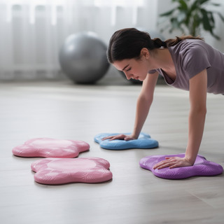 Miếng đệm đầu gối Yoga TPE dày, chống trượt, hỗ trợ khớp khi tập luyện