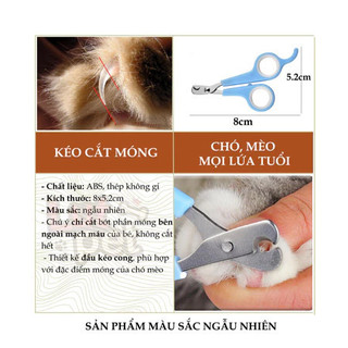 Kéo Bấm Móng Thép Không Gỉ Cho Pet