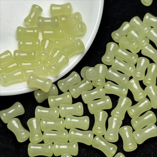 ((20 Chiếc) Hetian Jade Sunny Water Color 6 x 9 Mm Tre Rời Hạt DIY Vòng Tay Phụ Kiện
