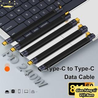 [Giao hàng nhanh] Dây HAVENLYCO USB C sang Type C, Cáp USB4.0 Chip đánh dấu điện tử linh hoạt 40Gbps, Cáp dữ liệu máy tính xách tay PD 240W sạc nhanh