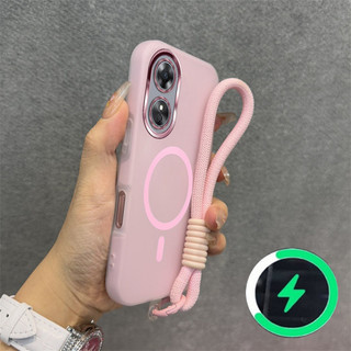 Thích hợp cho OPPO A17 A17K A97 5G A60 Ốp điện thoại di động có dây đeo vỏ mềm chống rơi TPU 0046