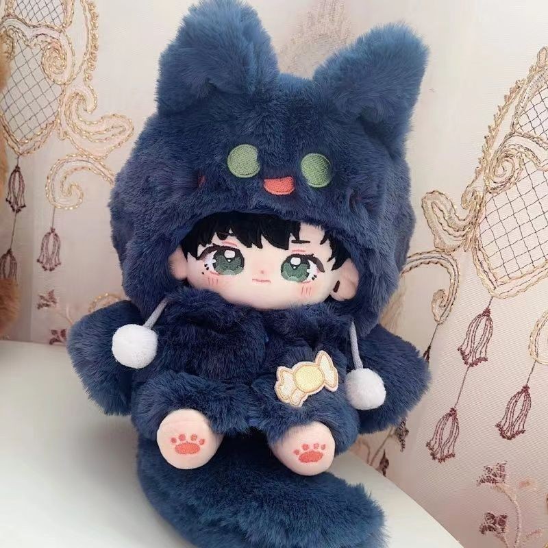 Tình Yêu Ánh Sáng Và Đêm Cotton Búp Bê Ánh Sáng Ban Đêm Lông Cừu Dòng Lông Cừu Cáo Quà Tặng 20cm Quần Áo Bé Xiaoyi Trang Phục