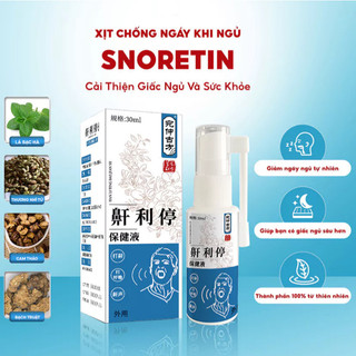 Xịt chống ngáy khi ngủ hiệu quả dành cho người lớn  30ml, chiết xuất tự nhiên hỗ trợ giảm gáy ngủ an toàn -FE120