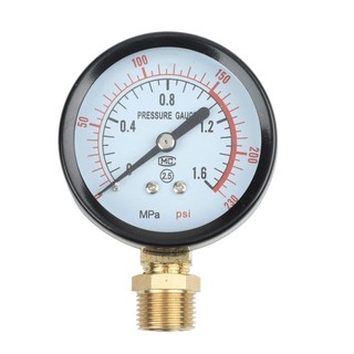 [FUXIN] Đồng hồ đo áp suất nước lọc bể bơi Y60 0-1.6Mpa 0-230PSI cho máy nén khí
