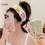 LUImo Hair Fringe Miếng Dán Dành Cho Nữ Bộ Băng Đô Quấn Tóc Hoa Dễ Thương Có Thể Tái Sử Dụng Miếng Dán Đầu Trước Để Sử Dụng Hàng Ngày SBS